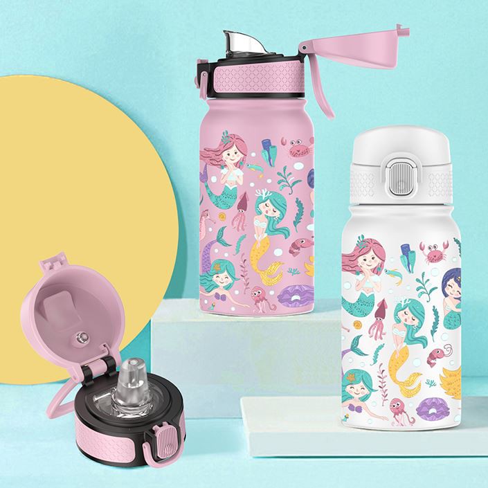 Double Wall Cute Kids Drinking Bottle